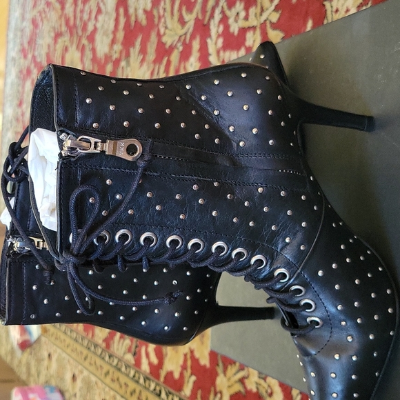 ARCHIVE Delancey studded leather booties sz 6 - Picture 3 of 5